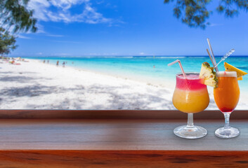 Cocktails à la plage 