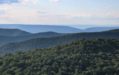 Obraz premium the landscape of the Smokey Mountains 