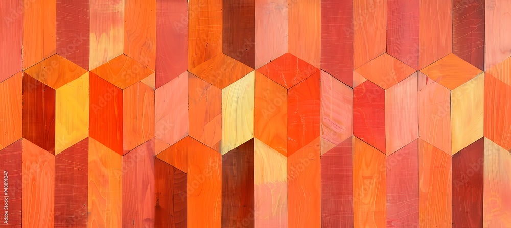 Poster a pink abstract background with rhombus grid patterns