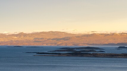 Fototapeta premium beagle channel ushuaia end of the world argentina