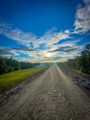 road in the countryside