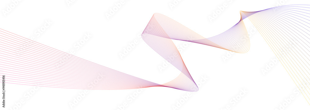 Poster shiny moving lines design element