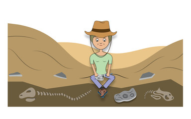 archaeology illustration