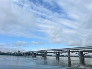 Fototapeta premium bridge over the lake