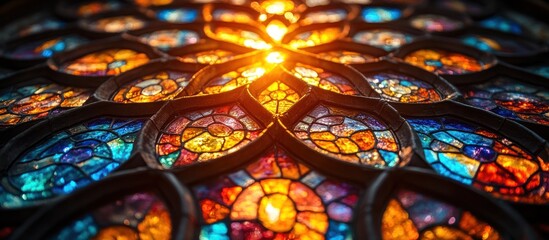 Stained Glass Window, a Visual Feast of Colors