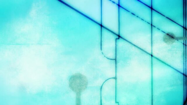 You are here looping retro animated background