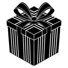 Set of colorful gift boxes with bows and ribbons. Vector illustration.