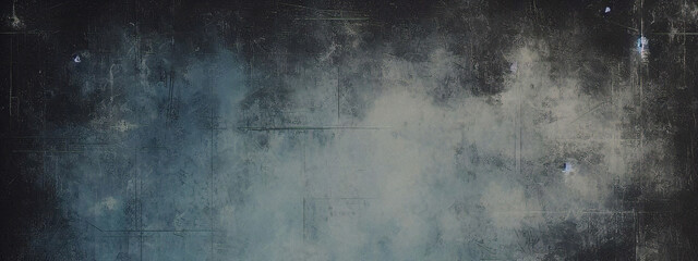 Fototapeta premium Patrón de fondo azul abstracto en diseño de textura grunge colores azul verde y turquesa en ilustración pintada moteada y sucia 