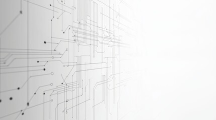 Simple illustration on a white background of UI design. Background with a simple technological pattern.