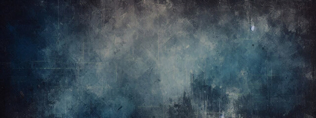 Obraz premium Patrón de fondo azul abstracto en diseño de textura grunge colores azul verde y turquesa en ilustración pintada moteada y sucia 