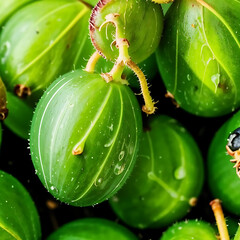 Close up of gooseberry