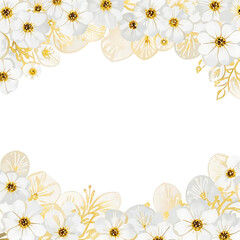 Flower for wedding invitation 