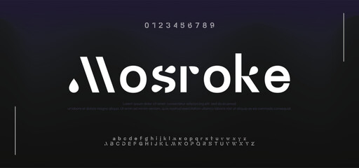 Mosroke alphabet letters font logo typography luxury classic lettering serif italic fonts decorative wedding vintage retro logos vector illustration