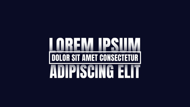 Creative Style Motion Typography | Stylish Text Effects for Personal Branding and Social Media Content Creation