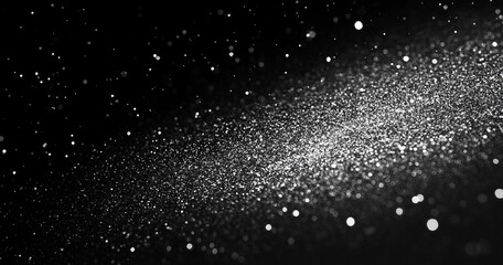 Textured Gray Glitter Background with Grainy Black and White Noise for Graphic Designs and Wallpapers