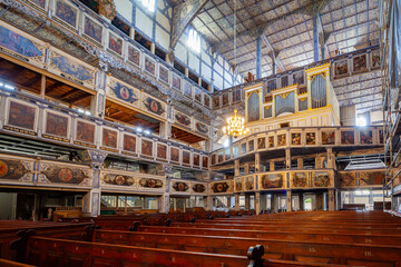 Interior of the Evangelical Church of Peace in Jawor, Poland