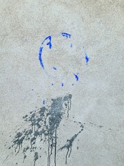 minimalistischer Hintergrund, Wandtextur mit Farben