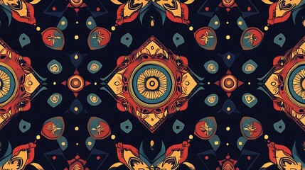 Traditional carpet pattern