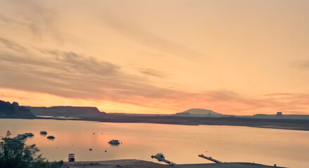 Lake Powell at Sunset