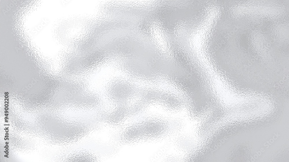 Wall mural a metallic silver foil texture background featuring a reflective, smooth surface with subtle creases