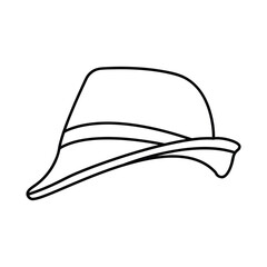 Tyrolean hat Oktoberfest Elements Vector Illustration