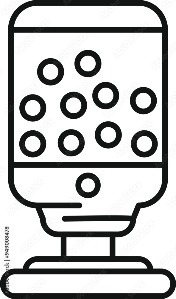 Poster icon of a smart home control panel with a user interface displaying network status
