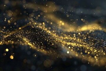 Abstract Gold Glitter Background