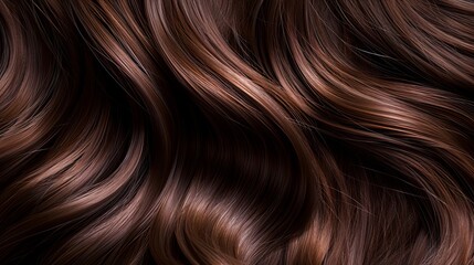 Fototapeta premium A close up of a brown hair texture