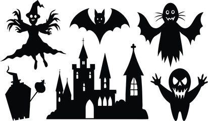 vector illustration of a halloween  isolated on white background. PNG Transparent file type with high definition quality And vibrant color grading Available.