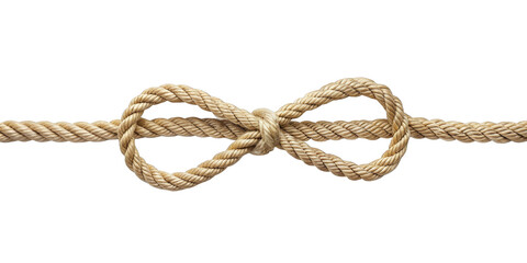 Fototapeta premium Sea knot, isolated on transparent png background