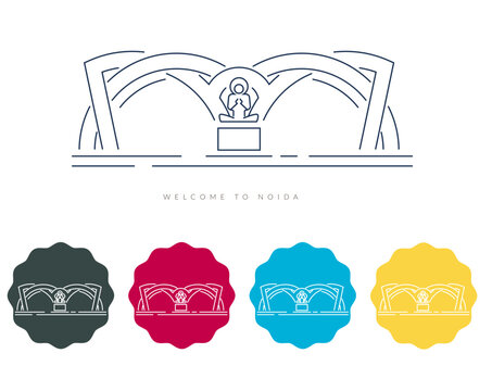 Welcome to Noida Gate - Delhi NCR - Stock Icon