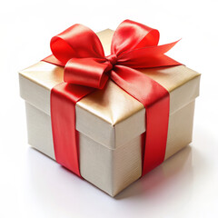 Obraz premium gift box with ribbon