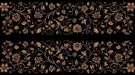 Fototapeta premium floral pattern background