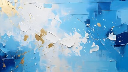 Blue white abstract background	