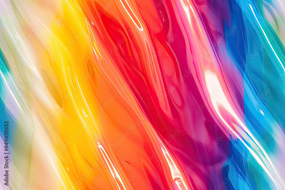 Aufkleber bright gradient abstract background with liquid multicolored paint texture