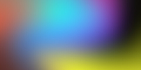 Abstract Dark Gradient Background Colorful Grainy Blurry Backgrounds For Banner, Poster, Wallpaper, Presentation,