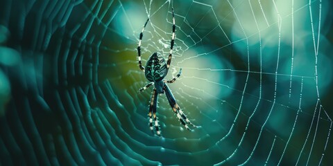 Spider in the Wild Nature Web
