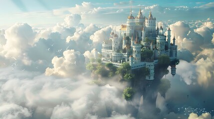 Sky Palace on a cloud Island