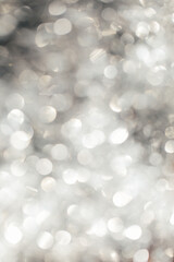 Obraz premium abstract silver metallic bokeh background