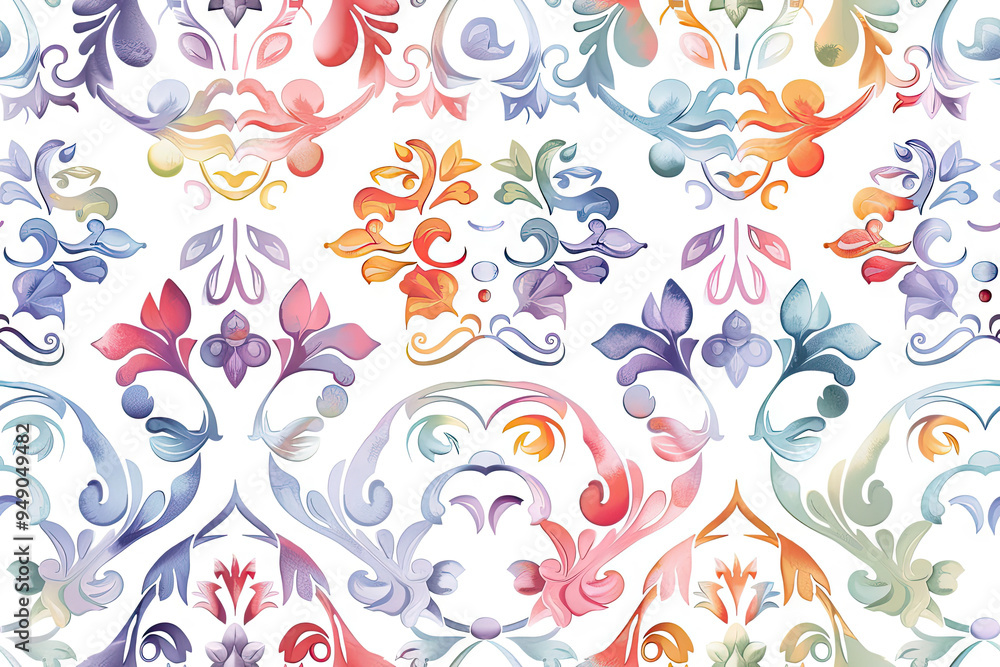 Poster gradient pattern in artistic style