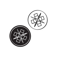 round countersunk head self-tapping screw with silhouette part