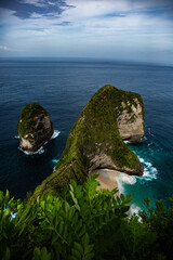 Manta Bay or Kelingking Beach on Nusa Penida Island, Bali, Indonesia
