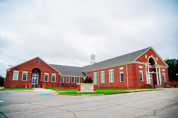 Forsyth, Georgia, USA 07 19 2024: The landscape of Forsyth: Forsyth is a city in and the county seat of Monroe County, Georgia, United States.