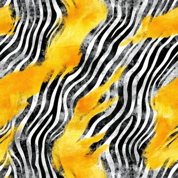 pattern with paint zebra