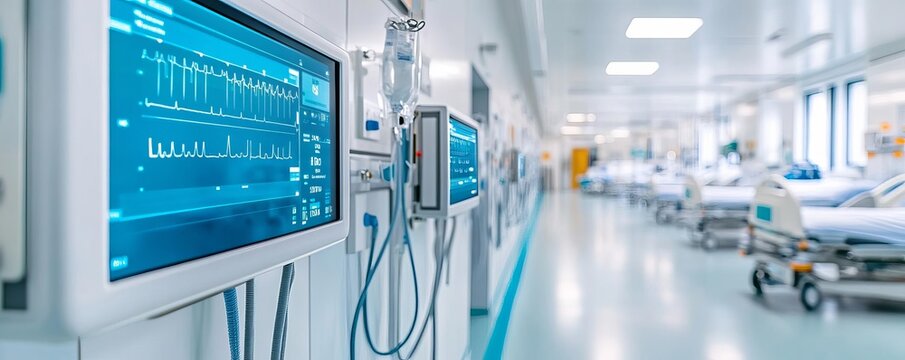 Healthcare facility with smart building technology for energy conservation, eco-friendly design, green healthcare