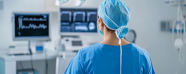 Telehealth center with remote monitoring and virtual consultation rooms for accessible care, digital health, modern healthcare