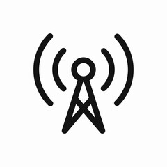 radio station signal wave icon