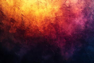 An abstract gradient texture with dark orange, brown, and purple colors, and golden accents, suitable for Halloween, Thanksgiving, and autumn themes.