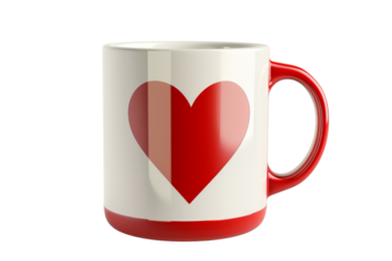 Red Heart Mug