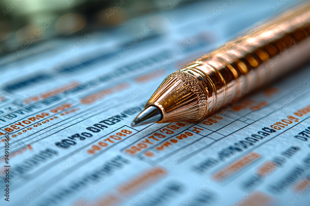 Poster a close-up of a budget sheet with highlighted areas showing overspending, emphasizing the challenges